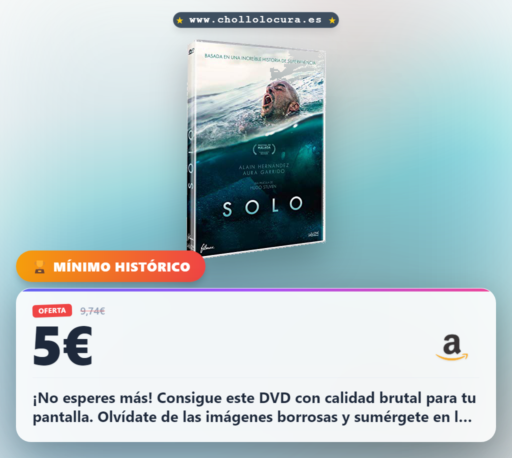 Consigue este DVD que estabas esperando al mejor precio de oferta histórica en España y disfruta de la película.