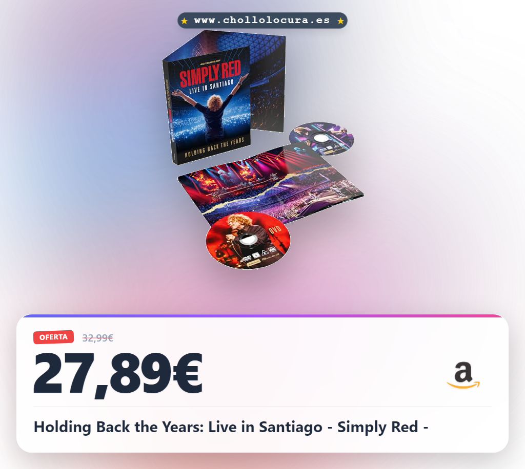 Holding Back the Years: Live in Santiago - Simply Red -