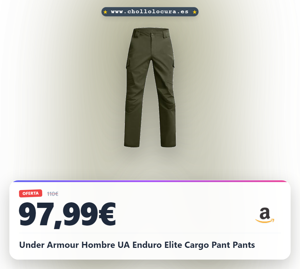 Under Armour Hombre UA Enduro Elite Cargo Pant Pants