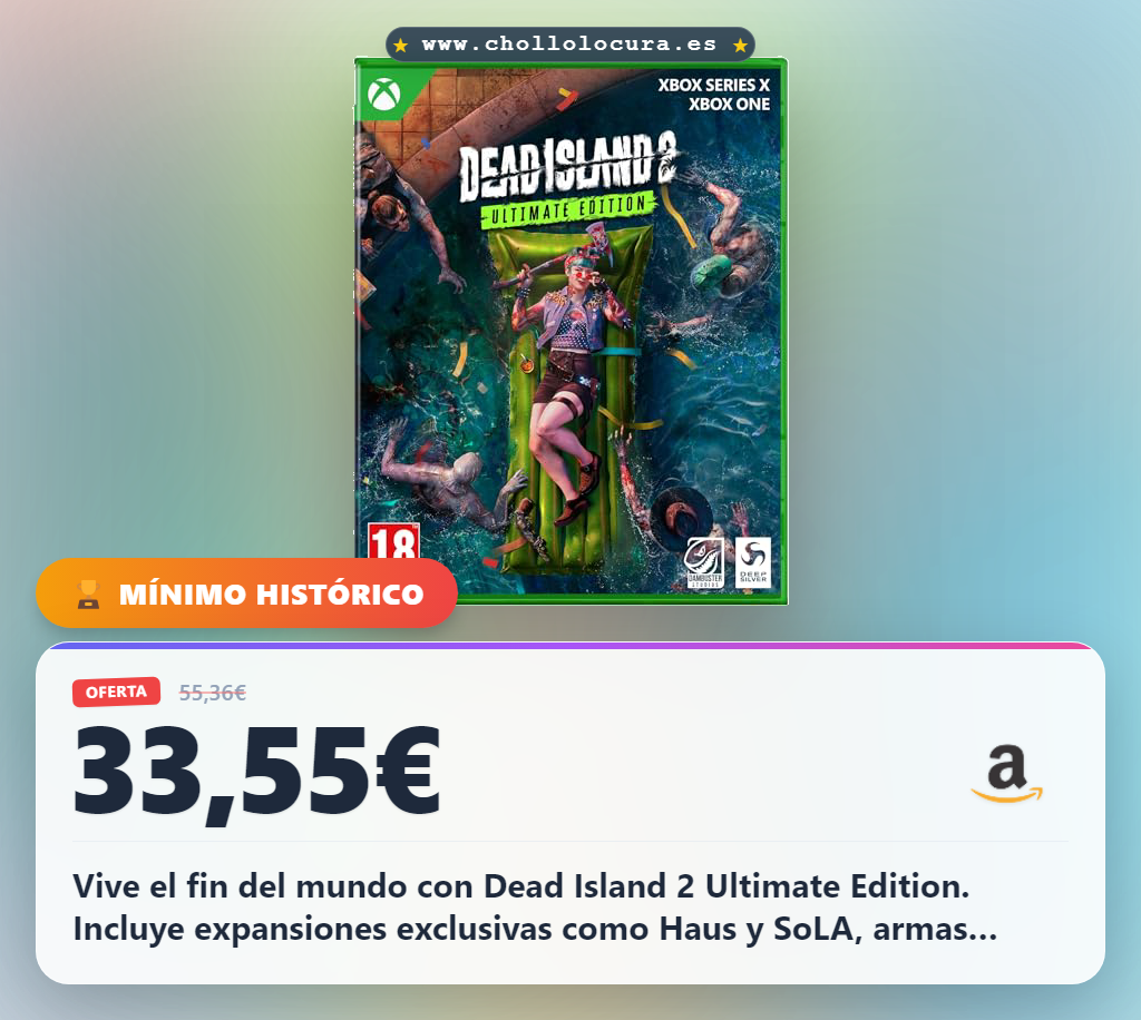Aprovecha Dead Island 2 Ultimate Edition para Xbox Series X|S con expansiones y packs exclusivos