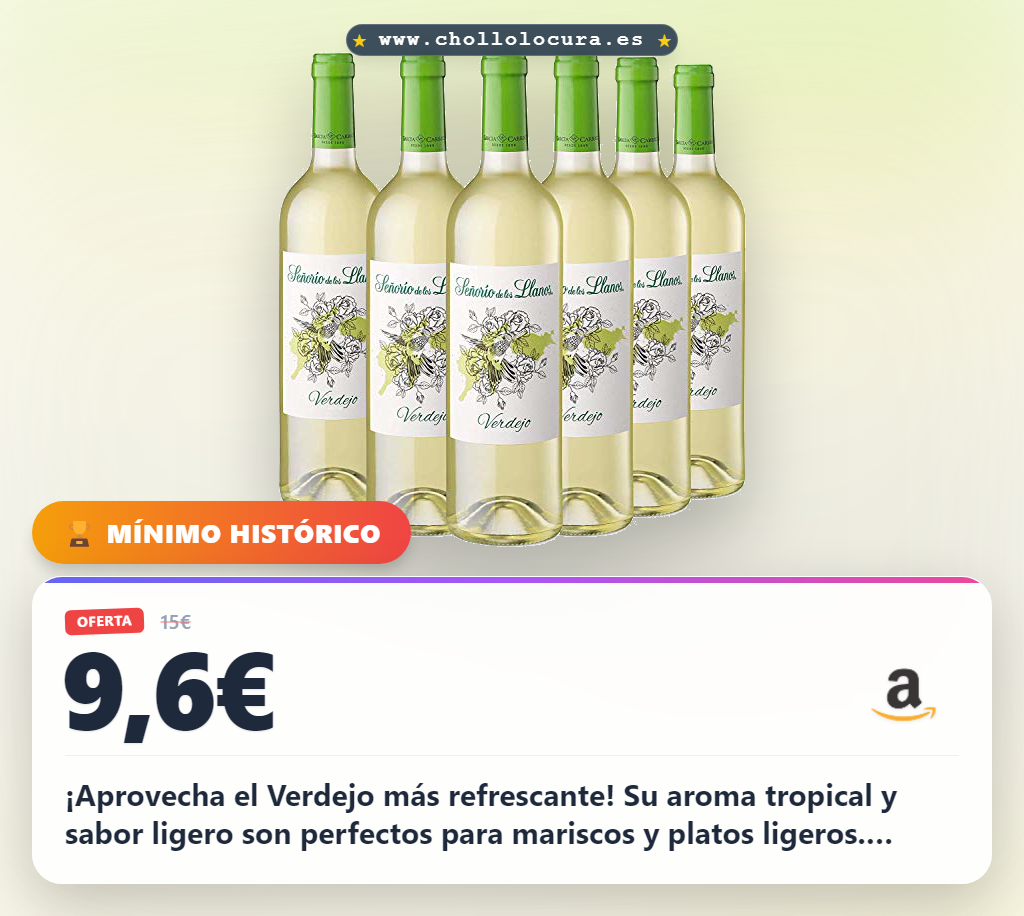 Encuentra la Caja de 6 Botellas de Vino Blanco Verdejo Tropical al mejor precio en oferta.