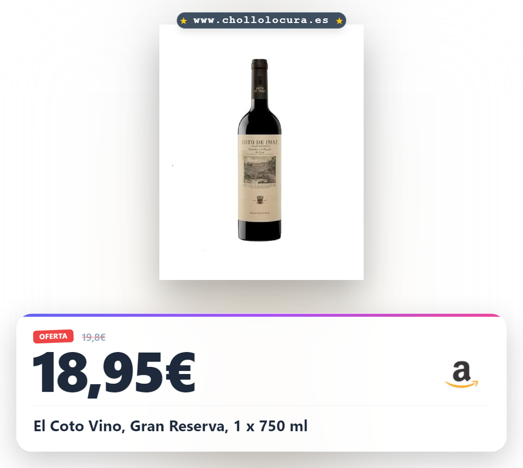 El Coto Vino, Gran Reserva, 1 x 750 ml