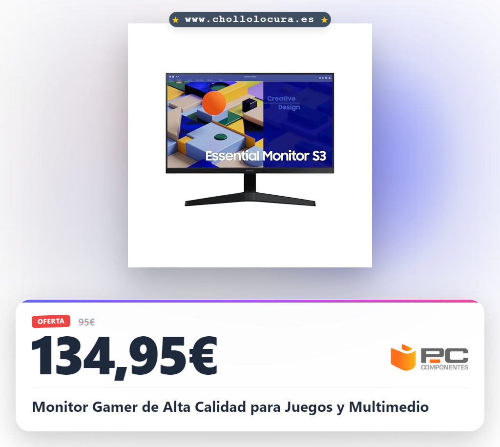 Monitor Gamer de Alta Calidad para Juegos y Multimedio