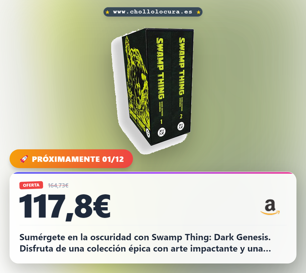 Encuentra el cómic Swamp Thing Dark Genesis Omnibus en oferta histórica para leer ahora
