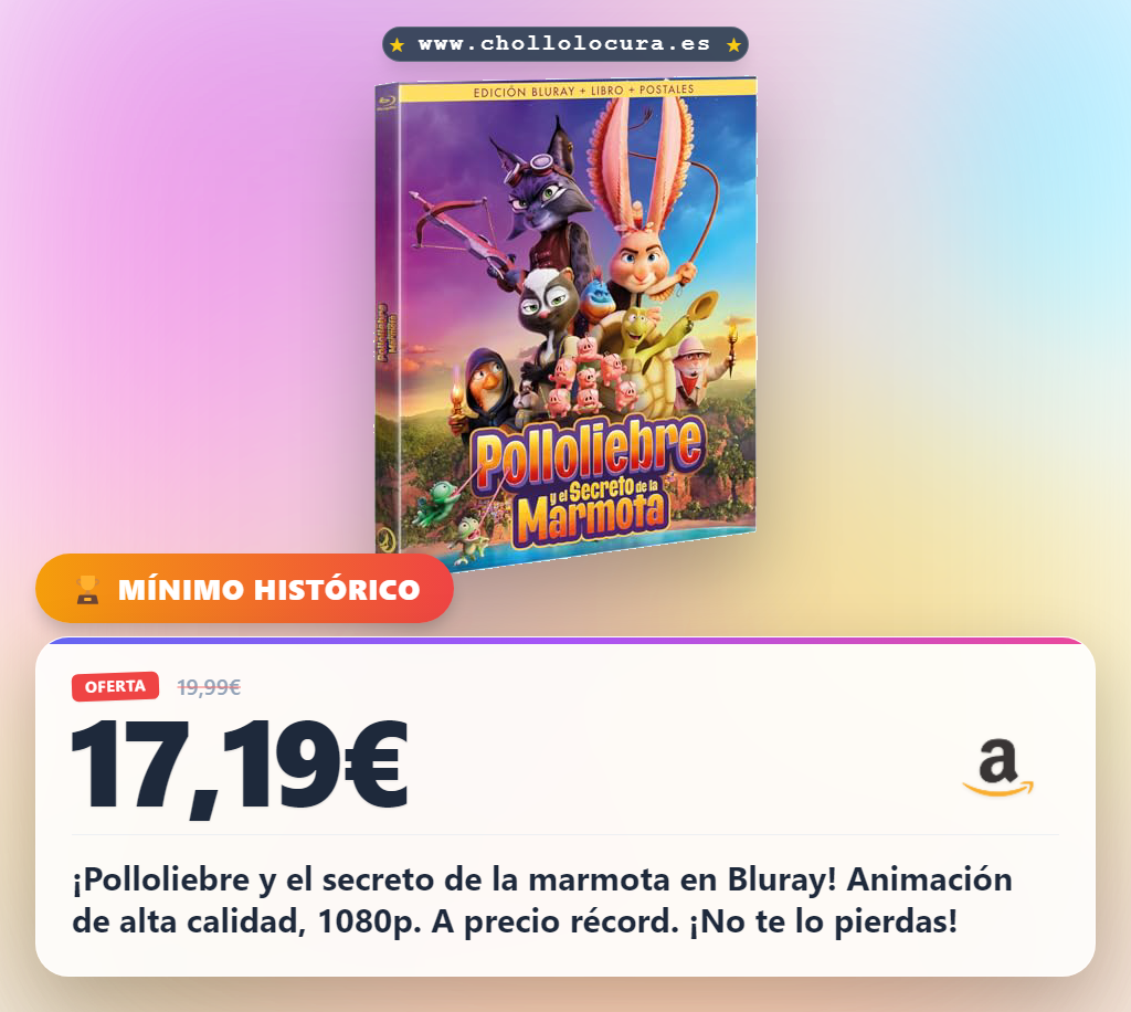 Polloliebre y el secreto de la marmota [Bluray] Película