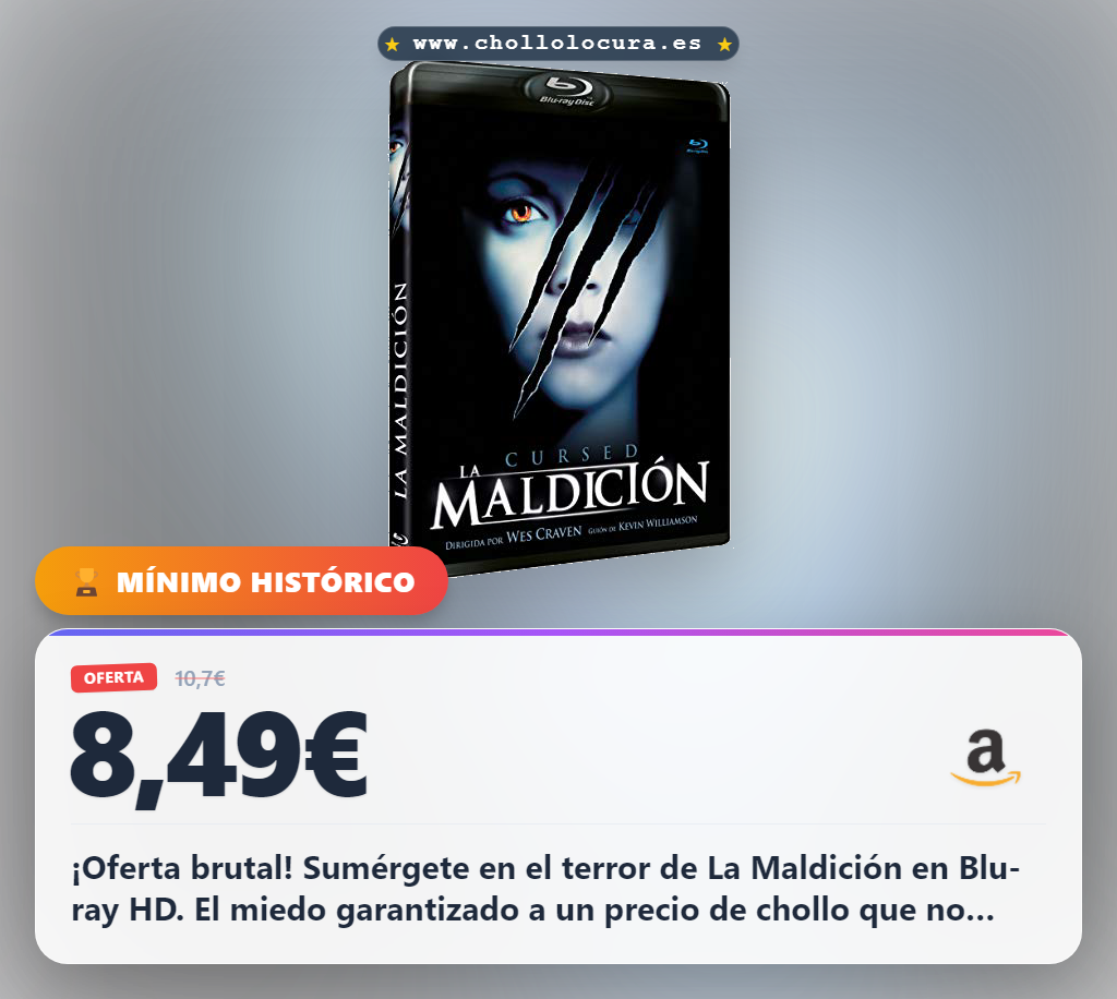 Disfruta La Maldición BD 2005 Cursed en Blu-ray: la película de terror al mejor precio del momento