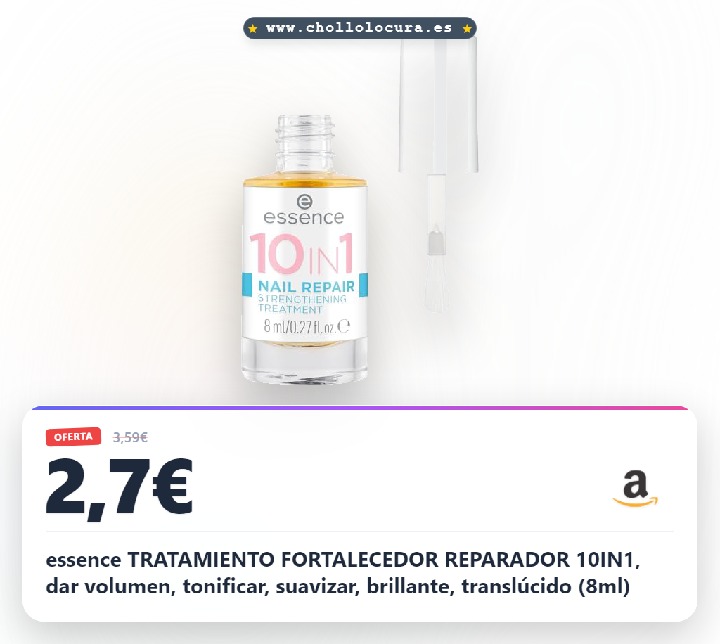 essence TRATAMIENTO FORTALECEDOR REPARADOR 10IN1, dar volumen, tonificar, suavizar, brillante, translúcido (8ml)