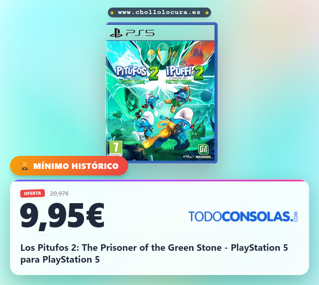 Los Pitufos 2: The Prisoner of the Green Stone - PlayStation 5 para PlayStation 5