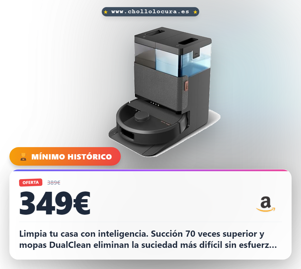 Aprovecha el Roomba Plus con Base AutoWash y mopas DualClean para una limpieza profunda inteligente en oferta