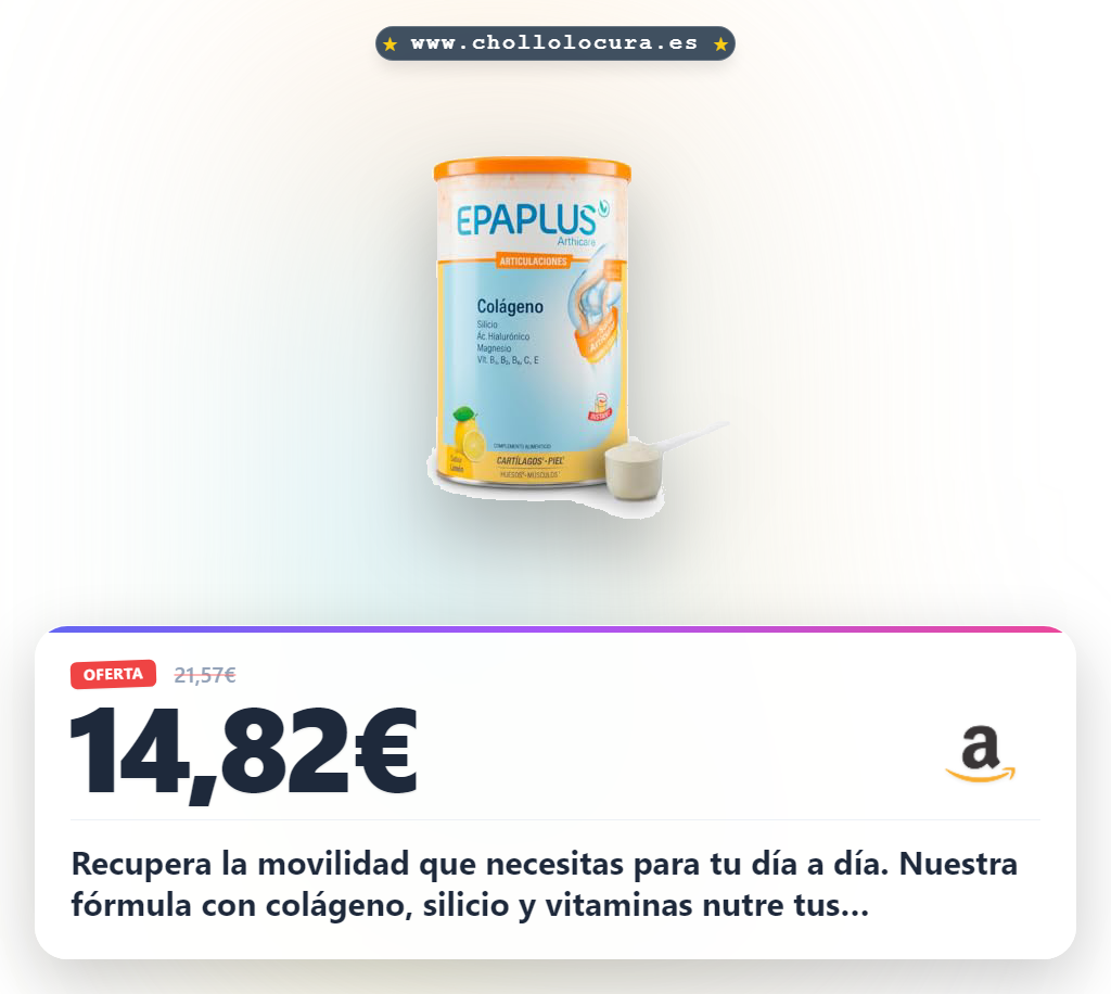 Aprovecha el colágeno hidrolizado con silicio y magnesio para disfrutar de movilidad en tus articulaciones al mejor precio