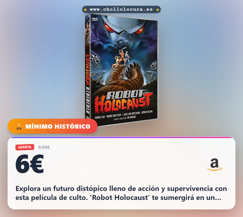 Adéntrate en un Mundo Postapocalíptico con 'Robot Holocaust' en DVD
