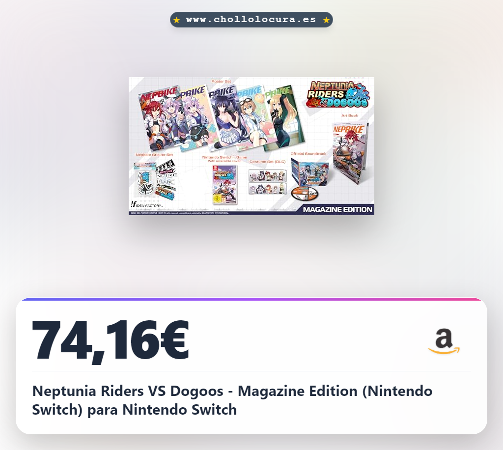 Neptunia Riders VS Dogoos - Magazine Edition (Nintendo Switch) para Nintendo Switch