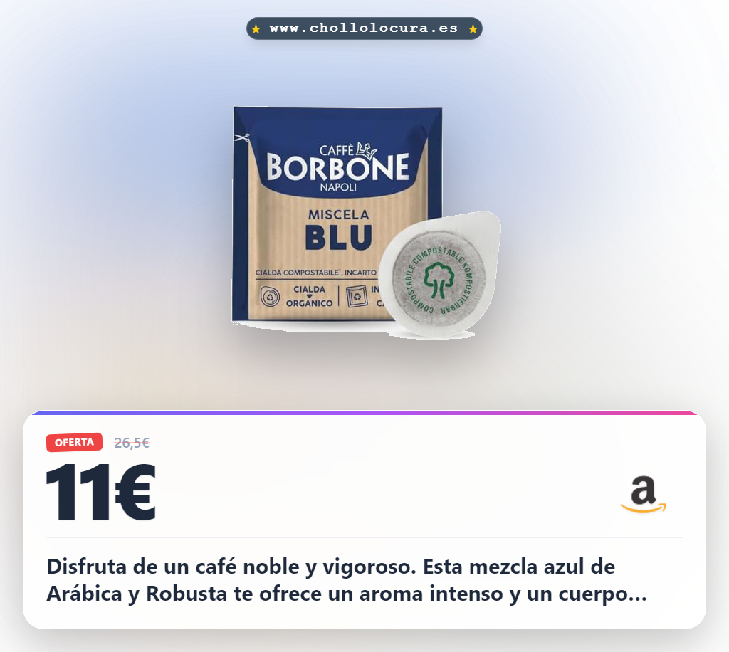 Consigue las Cápsulas Compostables Caffè Borbone Mezcla de Café Azul 150 unidades al mejor precio para tu sistema ESE