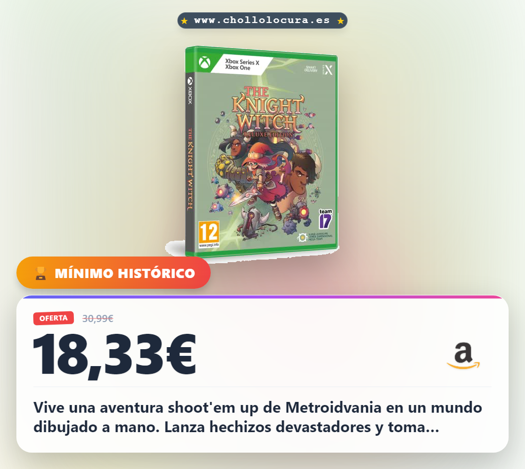 Aprovecha The Knight Witch Deluxe Edition: la aventura shoot'em up metroidvania con hechizos y mundo dibujado a mano
