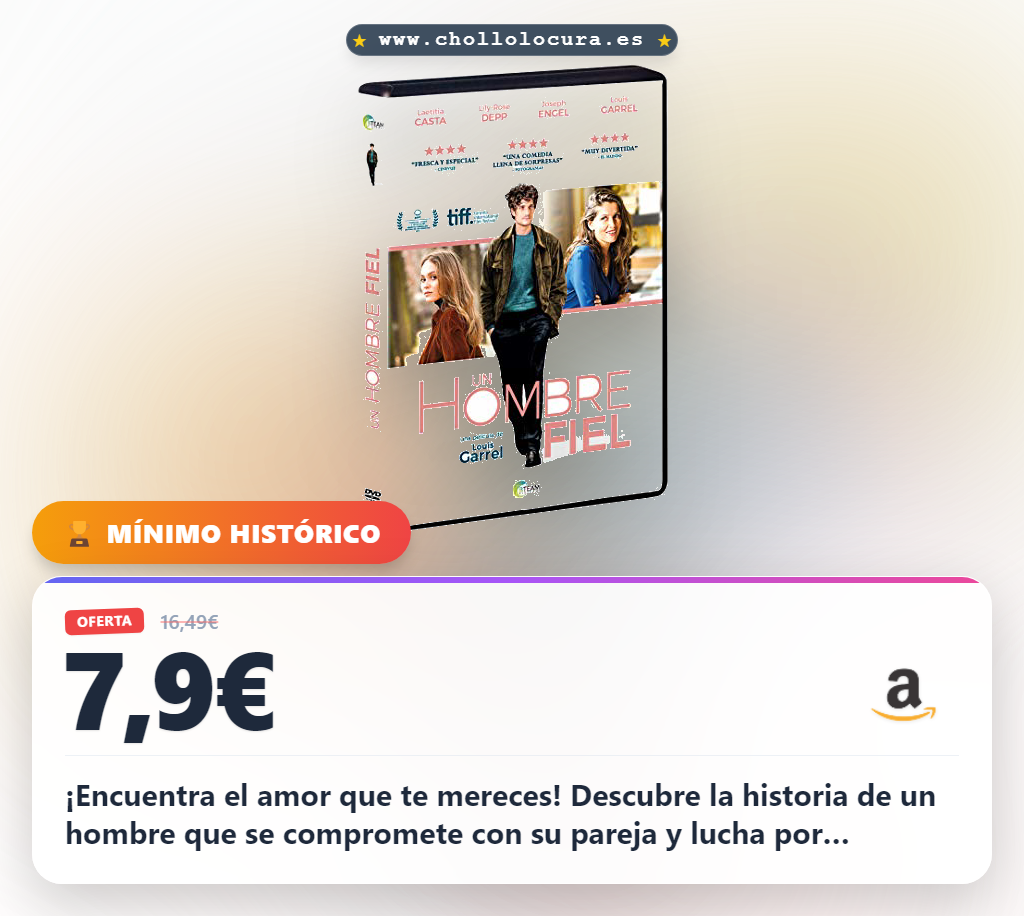 Ofertas de DVD: Un Hombre Fiel a un precio increíble