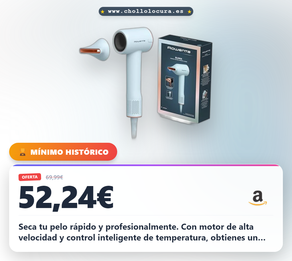 Seca tu pelo rápido y profesionalmente. Con motor de alta velocidad y control inteligente de temperatura, obtienes un acabado impecable. La boquilla magnética asegura un secado preciso y potente para un resultado perfecto.