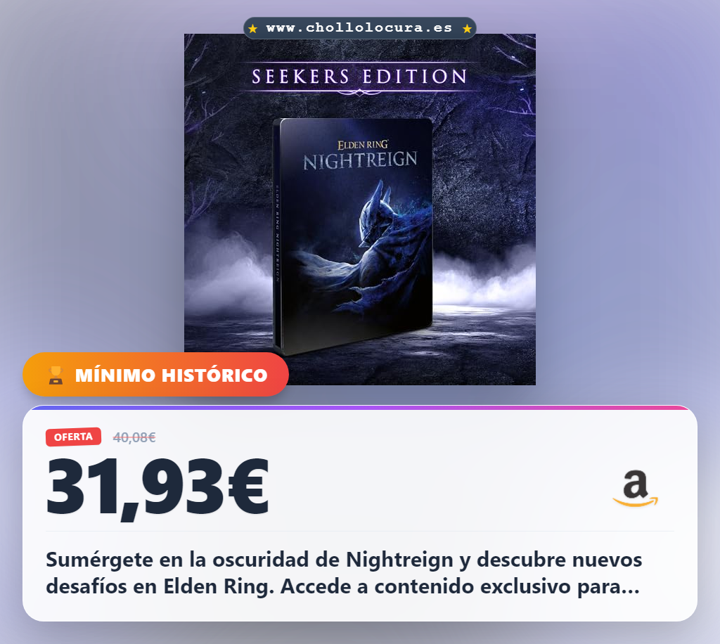 Aprovecha la edición Seekers de Elden Ring Nightreign en oferta histórica al mejor precio