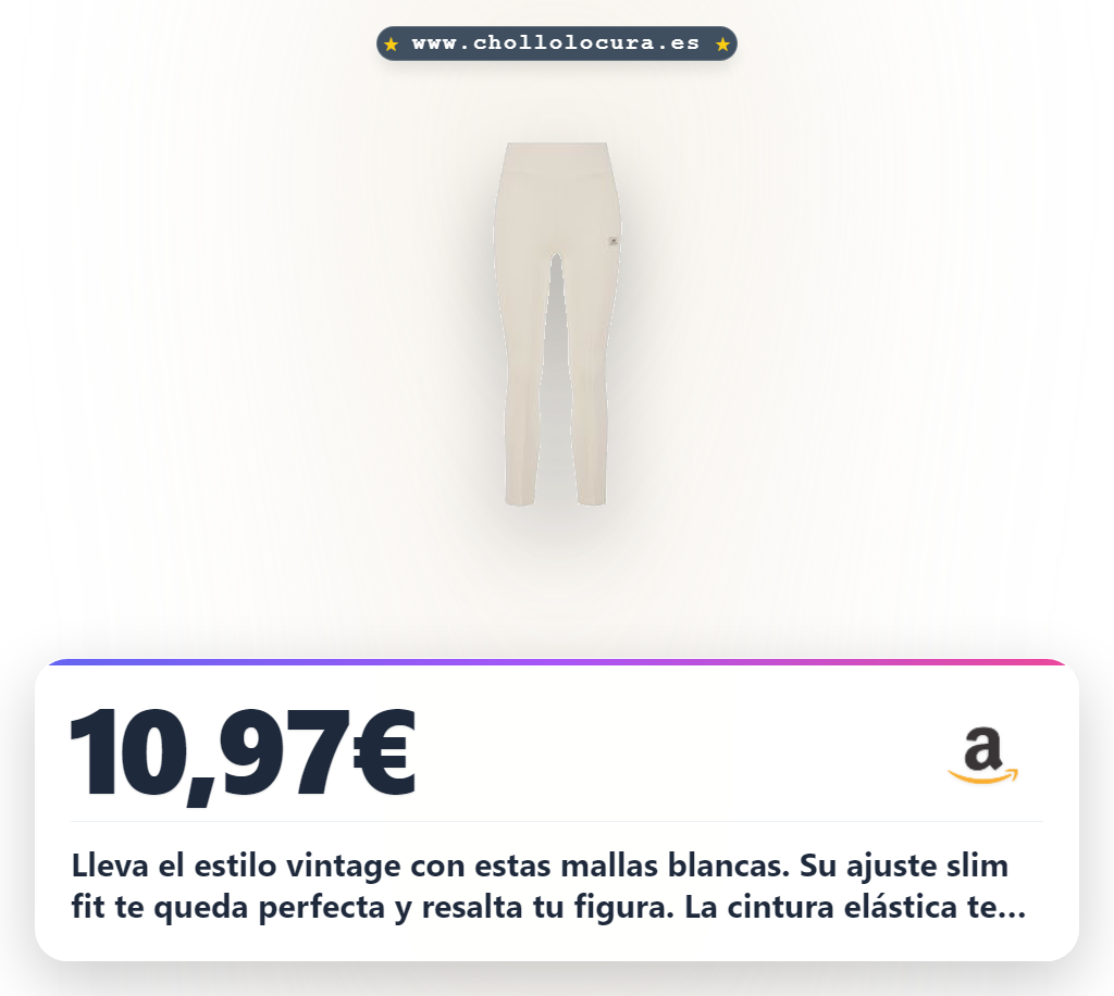 Consigue las mallas Alpha Industries X-Fit Vintage White para mujer con ajuste slim fit y cintura elástica al mejor precio