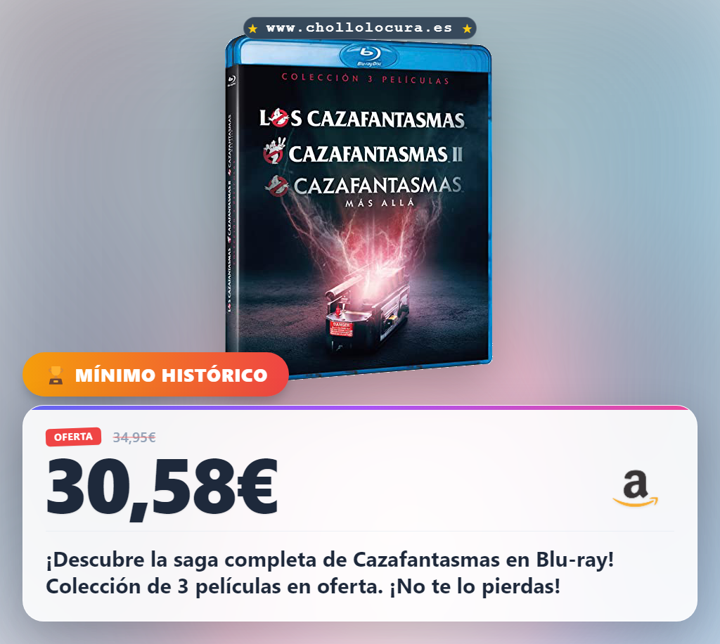 Cazafantasmas Pack 1 + 2 + Más allá (Blu-ray) [Blu-ray]