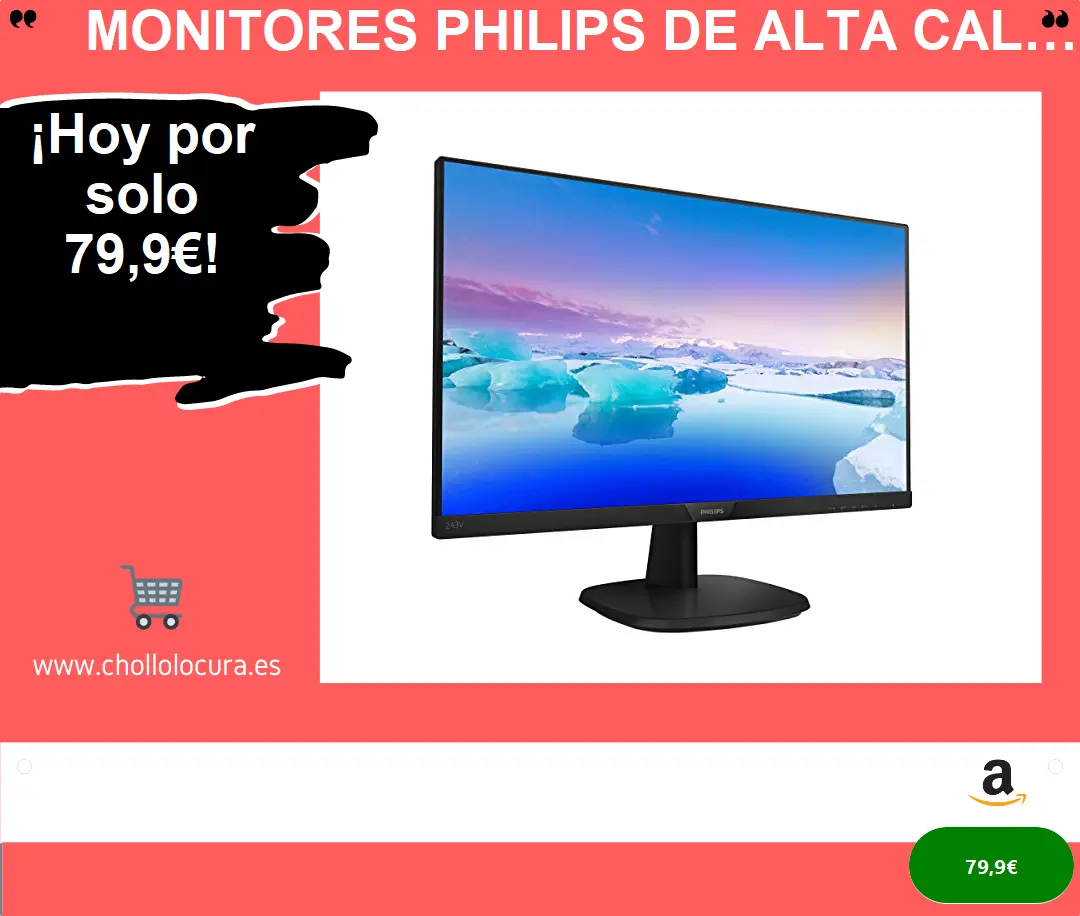 Monitores Philips de Alta Calidad con Tecnología IPS y Flicker Free