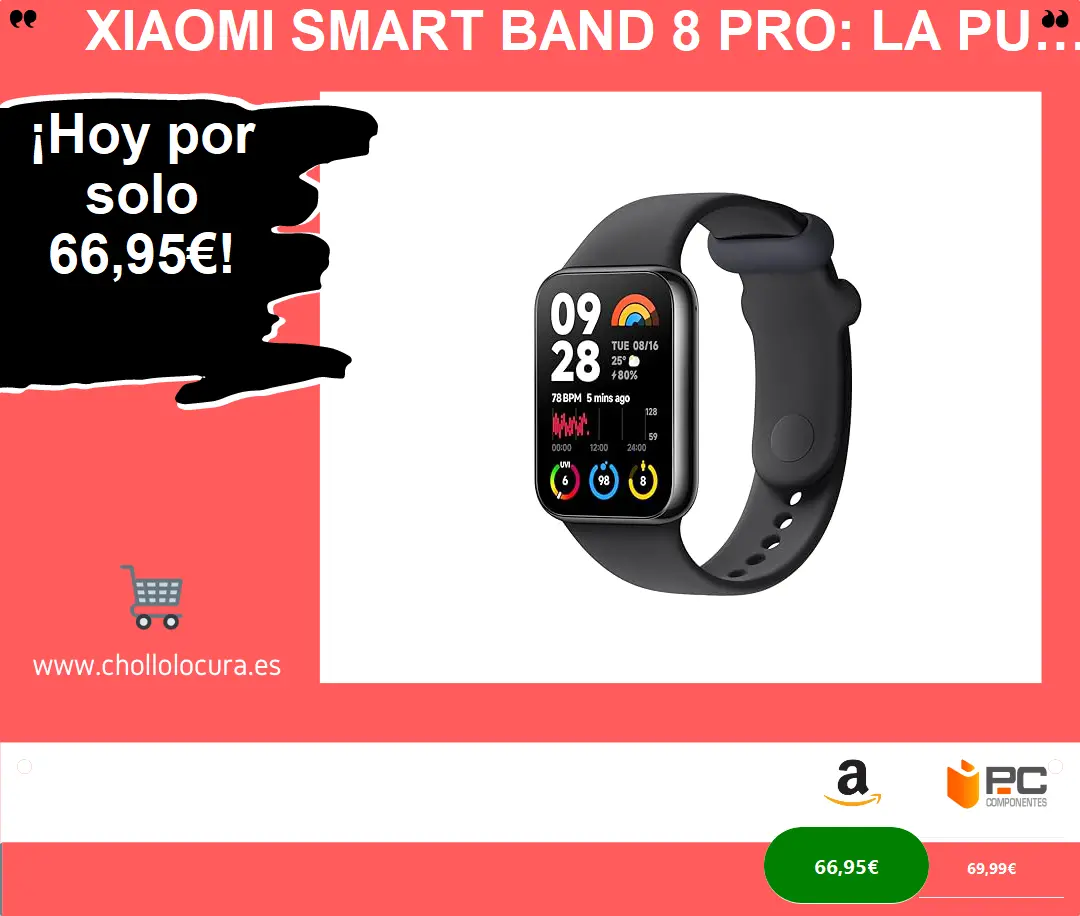 Xiaomi Smart Band 8 Pro: La Pulsera de Actividad Más Avanzada del Mercado