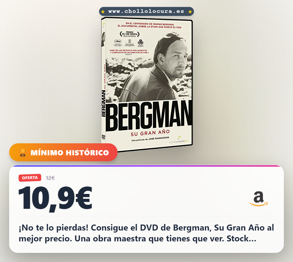 Descubre Bergman, Su Gran Año en DVD. Consigue esta joya de cine al mejor precio de oferta.