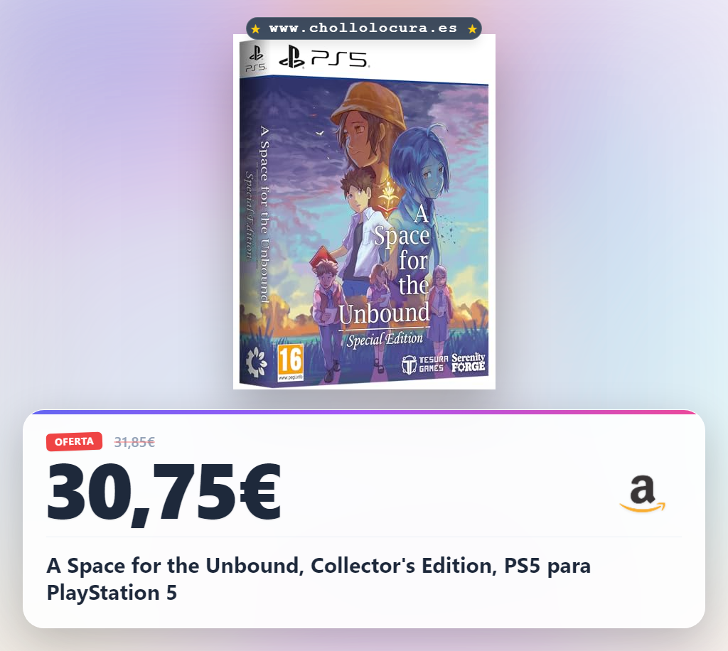 A Space for the Unbound, Collector's Edition, PS5 para PlayStation 5