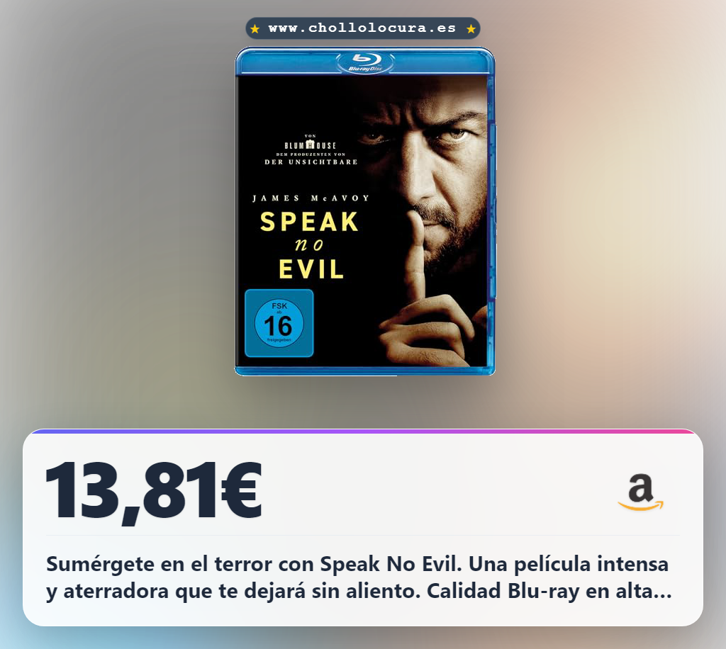 Consigue Speak No Evil en Blu-ray con la mejor calidad de imagen y sonido disponible