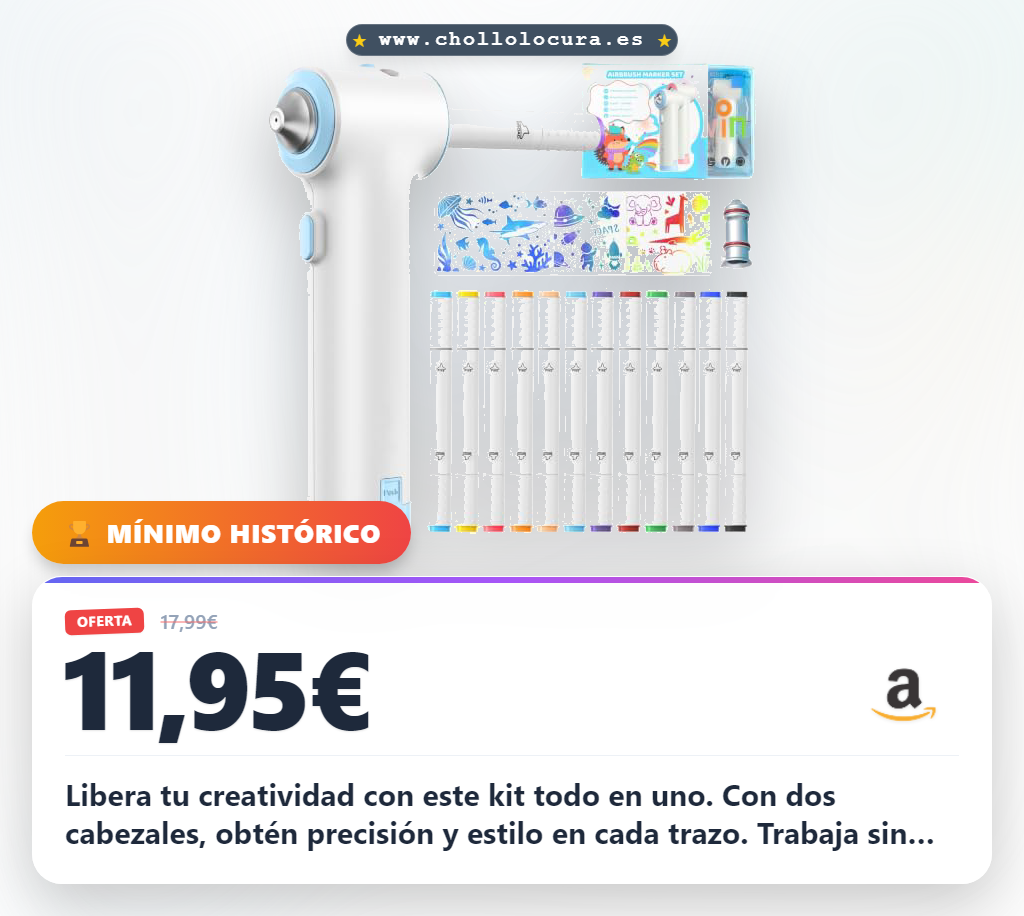 Aprovecha el juego de 12 rotuladores de pintura eléctrica Forever Speed con doble punta y lavable al mejor precio