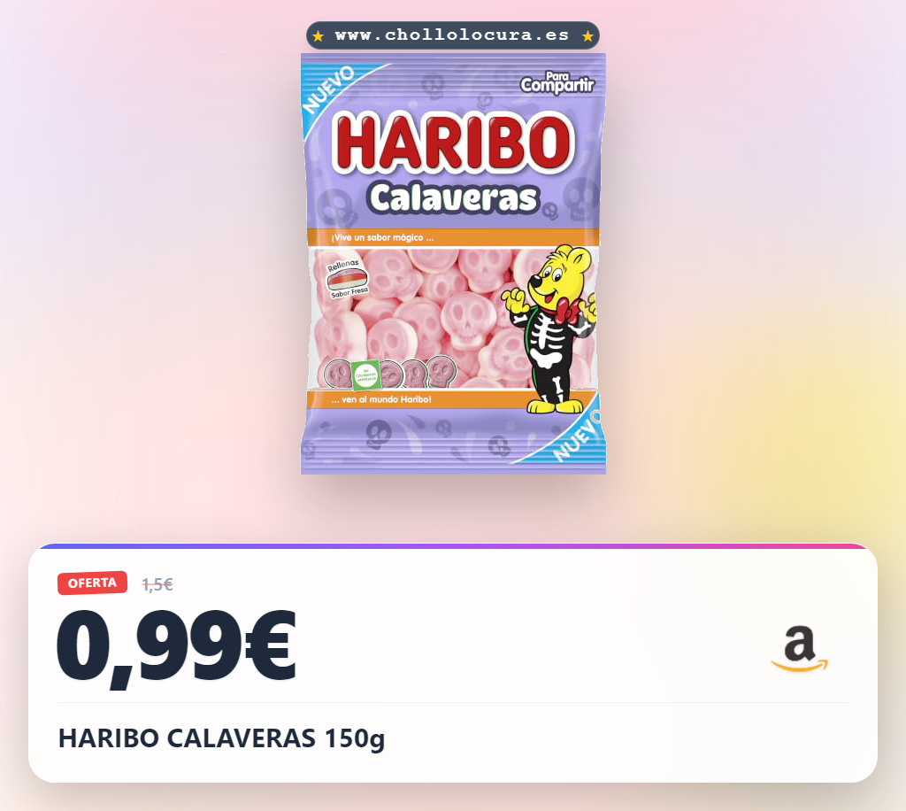 HARIBO CALAVERAS 150g