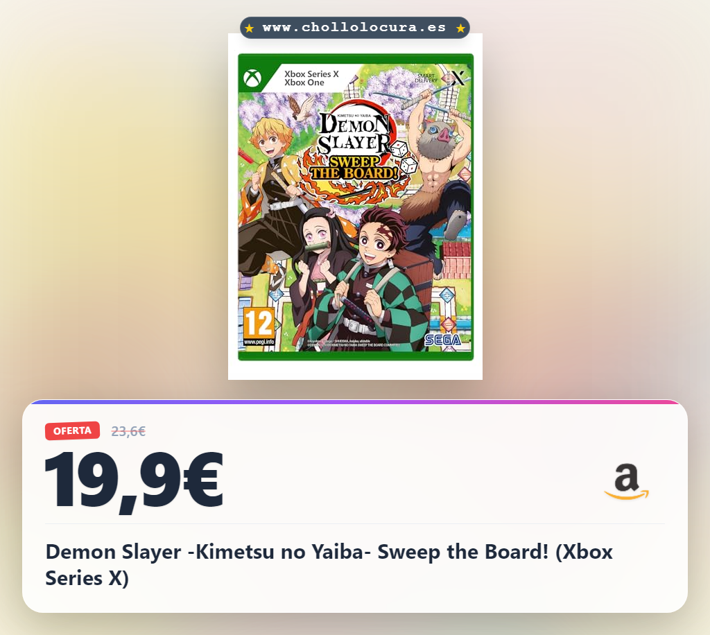 Demon Slayer -Kimetsu no Yaiba- Sweep the Board! (Xbox Series X)