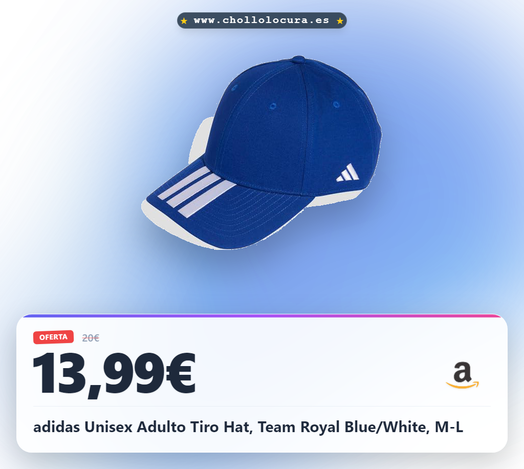 Consigue el gorro Adidas Tiro Azul Real M-L en oferta: calidad y estilo al mejor precio