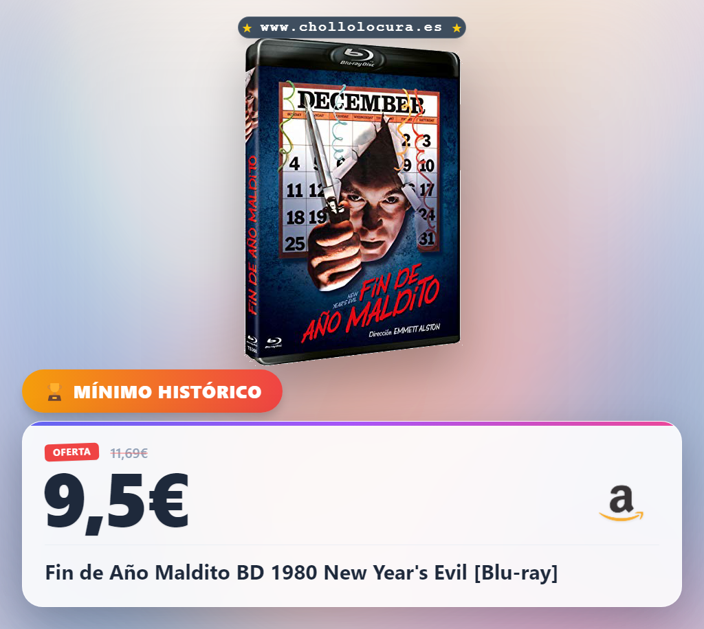 Obtén Fin de Año Maldito BD 1980 New Year's Evil Blu-ray en oferta al mejor precio