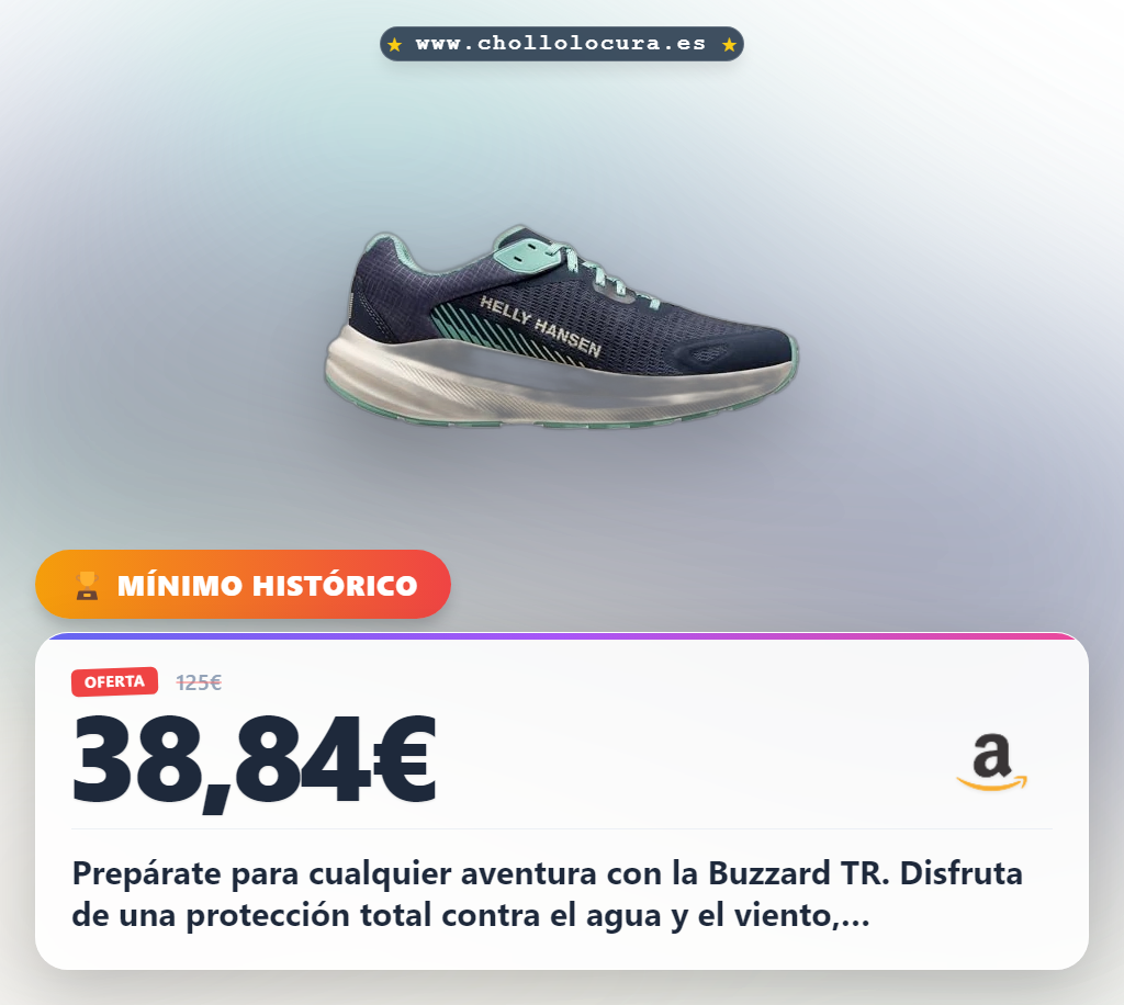 Aprovecha la chaqueta Helly Hansen W Buzzard TR azul noche en oferta histórica al mejor precio