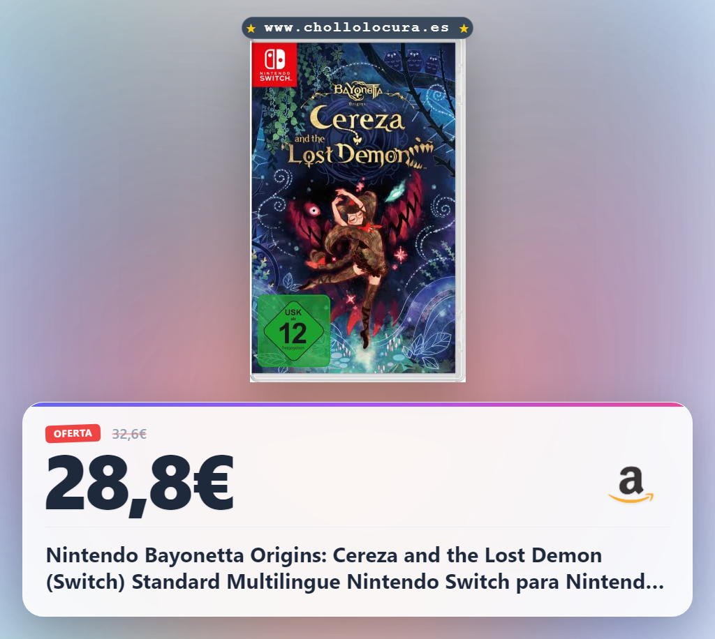 Nintendo Bayonetta Origins: Cereza and the Lost Demon (Switch) Standard Multilingue Nintendo Switch para Nintendo Switch