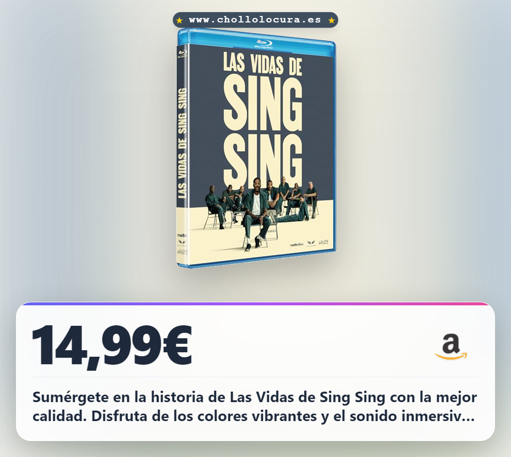 Sumérgete en la historia de Las Vidas de Sing Sing con la mejor calidad. Disfruta de los colores vibrantes y el sonido inmersivo del Blu-ray. La experiencia cinematográfica que mereces, ahora en tu casa.