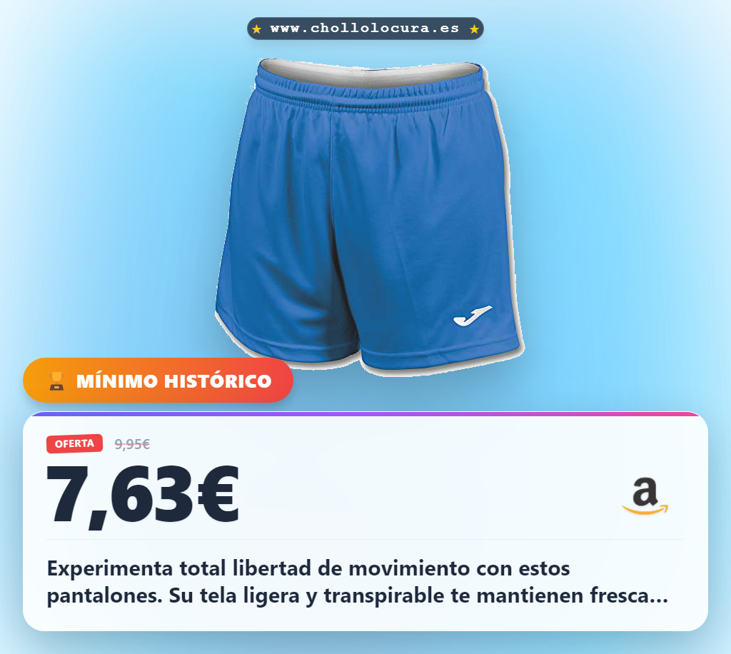 Aprovecha los pantalones cortos deportivos Joma Paris II-W para mujer con ajuste perfecto y libertad de movimiento en oferta
