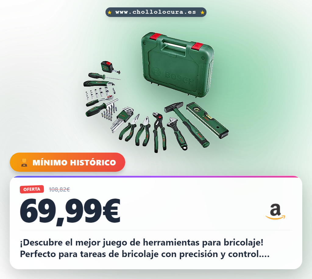 ¡Descubre el mejor juego de herramientas para bricolaje! Precisión, alta calidad y diseño ergonómico. ¡Fácil de transportar y usar!