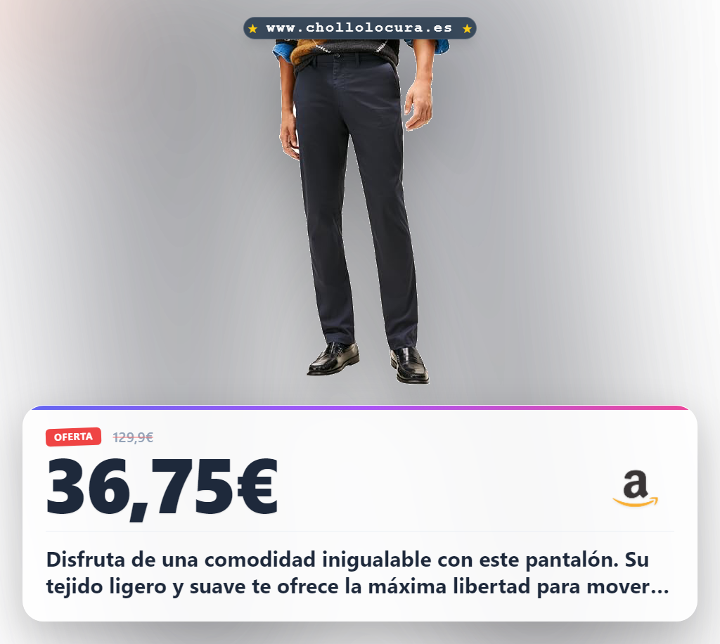 Disfruta de una comodidad inigualable con este pantalón. Su tejido ligero y suave te ofrece la máxima libertad para moverte todo el día. Los detalles de Tommy Hilfiger añaden un toque de estilo y calidad a tu look.