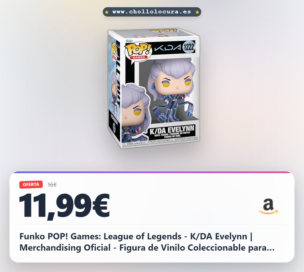 Funko POP! Games: League of Legends - K/DA Evelynn | Merchandising Oficial - Figura de Vinilo Coleccionable para Decoración - Regalo Friki de Cumpleaños
