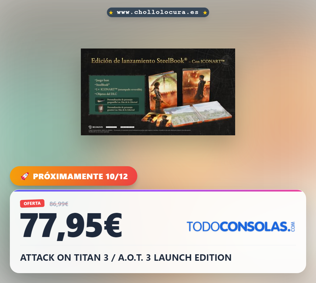 ATTACK ON TITAN 3 / A.O.T. 3 LAUNCH EDITION