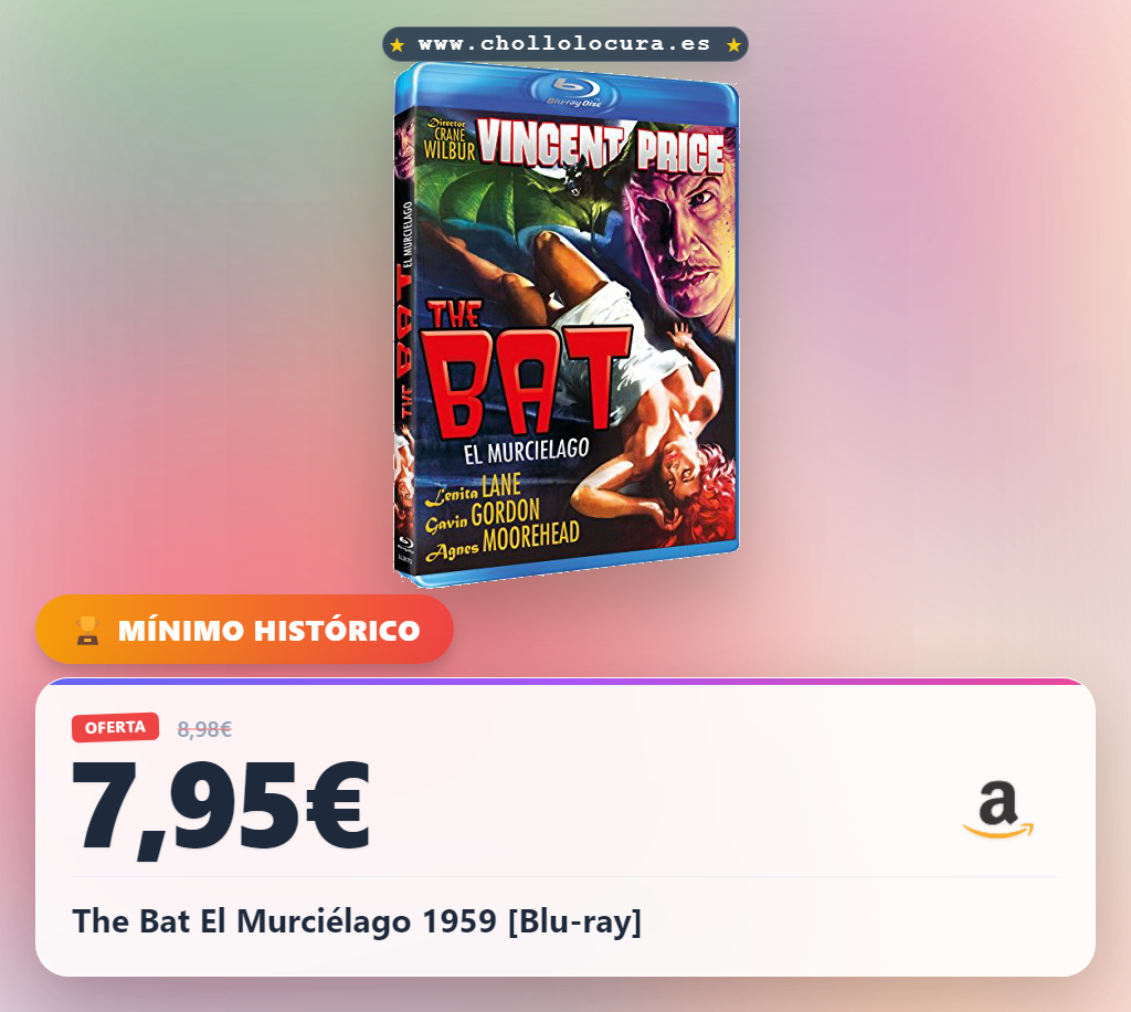 The Bat El Murciélago 1959 [Blu-ray]