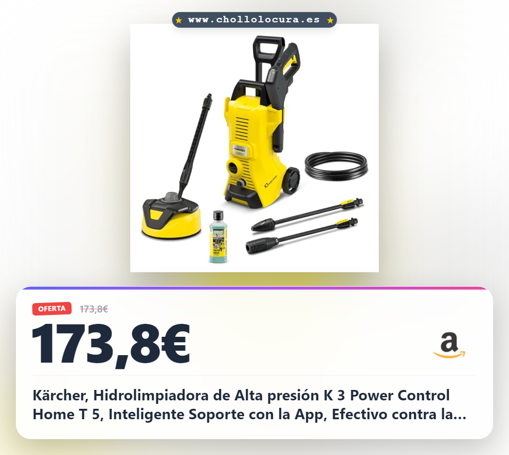 ¡Descubre la Hidrolimpiadora Kärcher K3! App de Expertos, Presión Ajustable, Limpieza Efectiva. ¡Limpia Fácil y Potente!