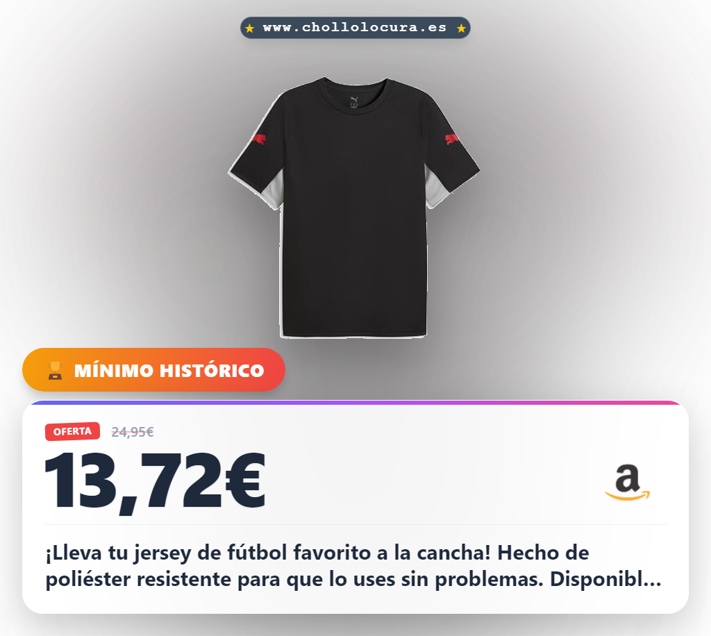 Adquiere el jersey IndividualLIGA de Puma. Logra este poliéster resistente en oferta al mejor precio para tallas S-M-L