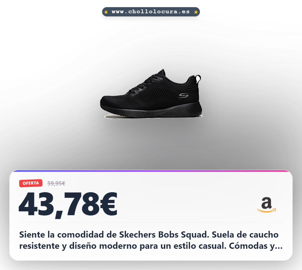Consigue zapatillas Skechers Bobs Squad Tough Talk para mujer en oferta al mejor precio