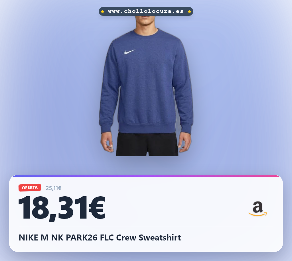 NIKE M NK PARK26 FLC Crew Sweatshirt