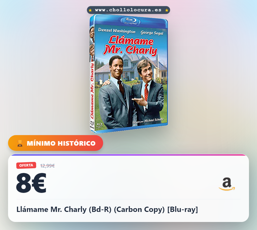 Llámame Mr. Charly (Bd-R) (Carbon Copy) [Blu-ray]
