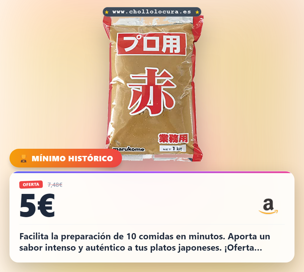 MARUKOME, Pasta de sopa de miso, oscura, 1 Kg