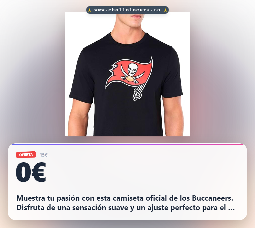 Llévate la camiseta New Era NFL Tampa Bay Buccaneers negra XXL al mejor precio de oferta histórica para fans.