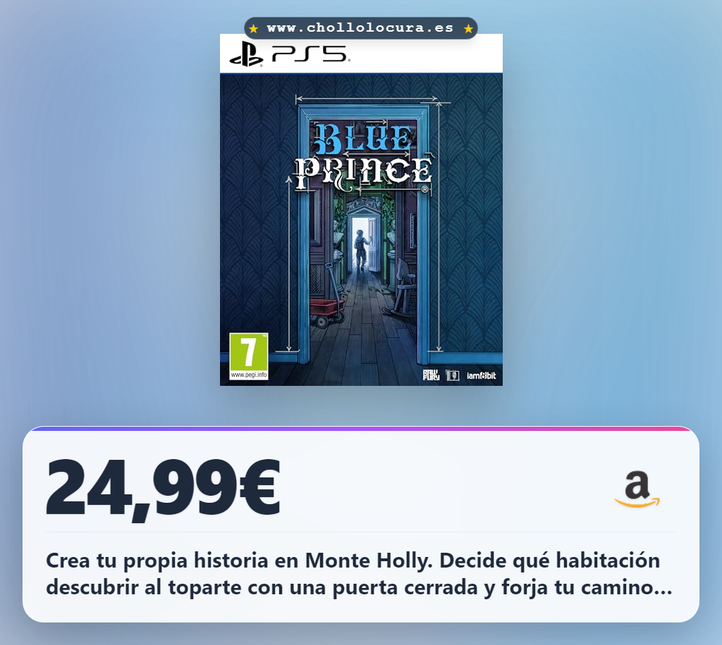 Aprovecha el Blue Prince PS5 con póster y código de sonido: Crea tu historia en Monte Holly al mejor precio